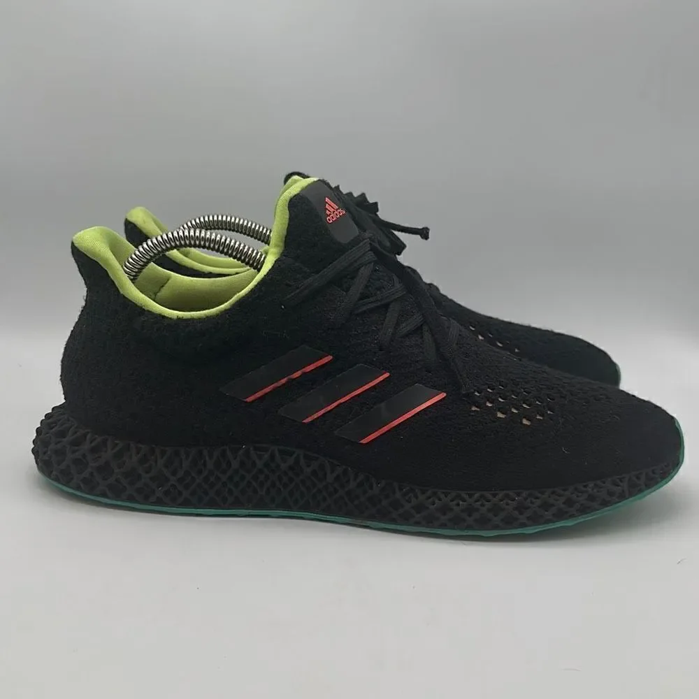 adidas Men's adidas 4D Black/Carbon/Turbo Running Shoes GZ8626 SZ 9.5